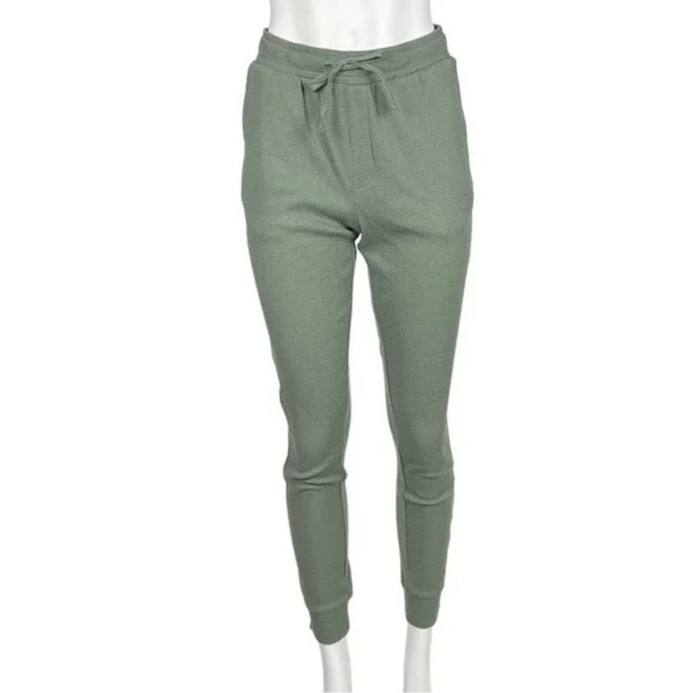 Fashion Nova Olive Waffle Knit Hoodie Jogger Set Small - Picture 8 of 10